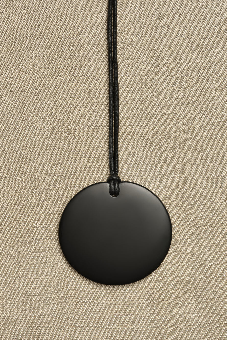 Large Full Moon Pendant in Onyx - Image 3